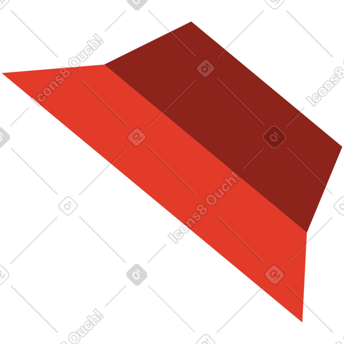 Cap illustration in Burgundy style download in PNG, SVG