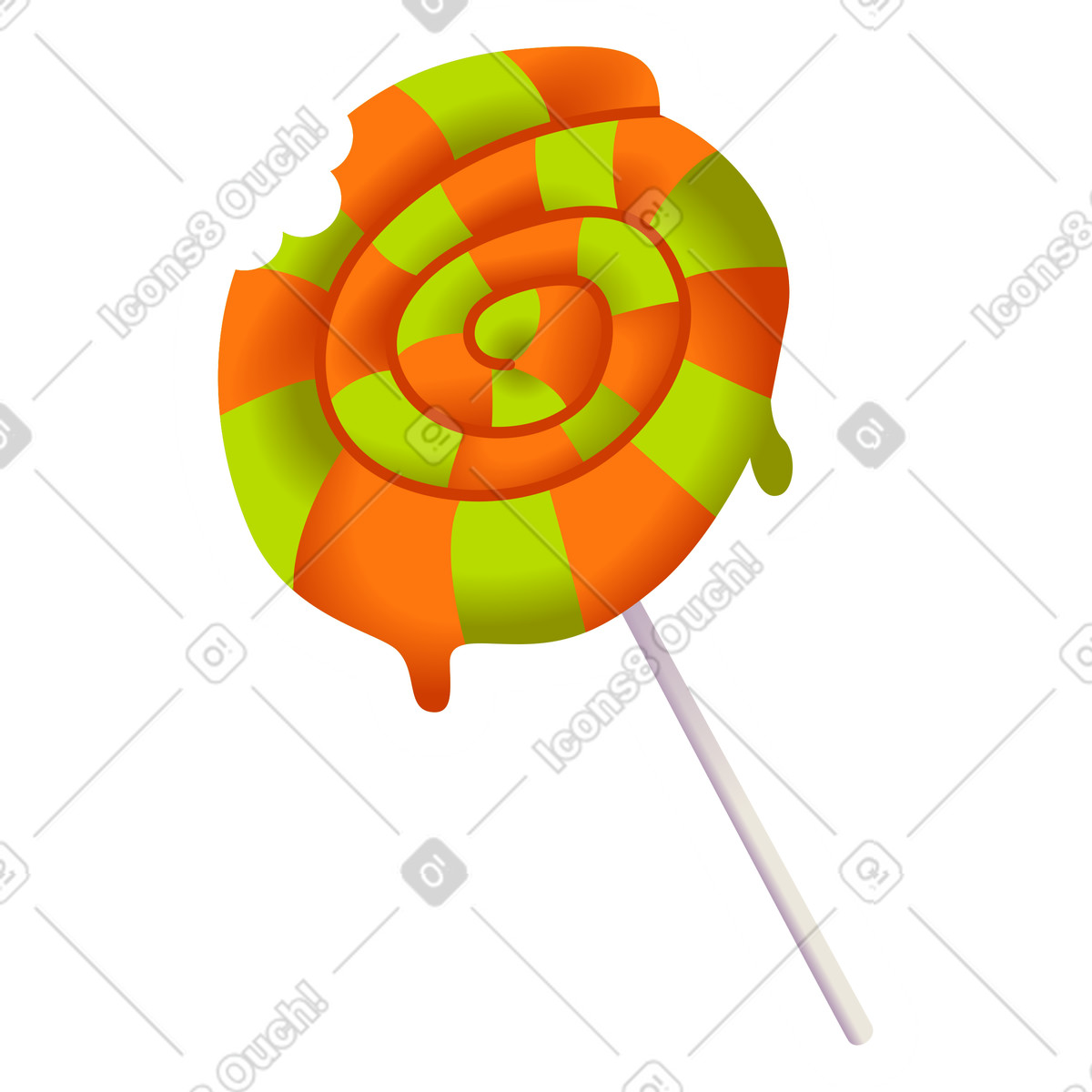 Ilustração de Adesivo de doces em PNG e SVG