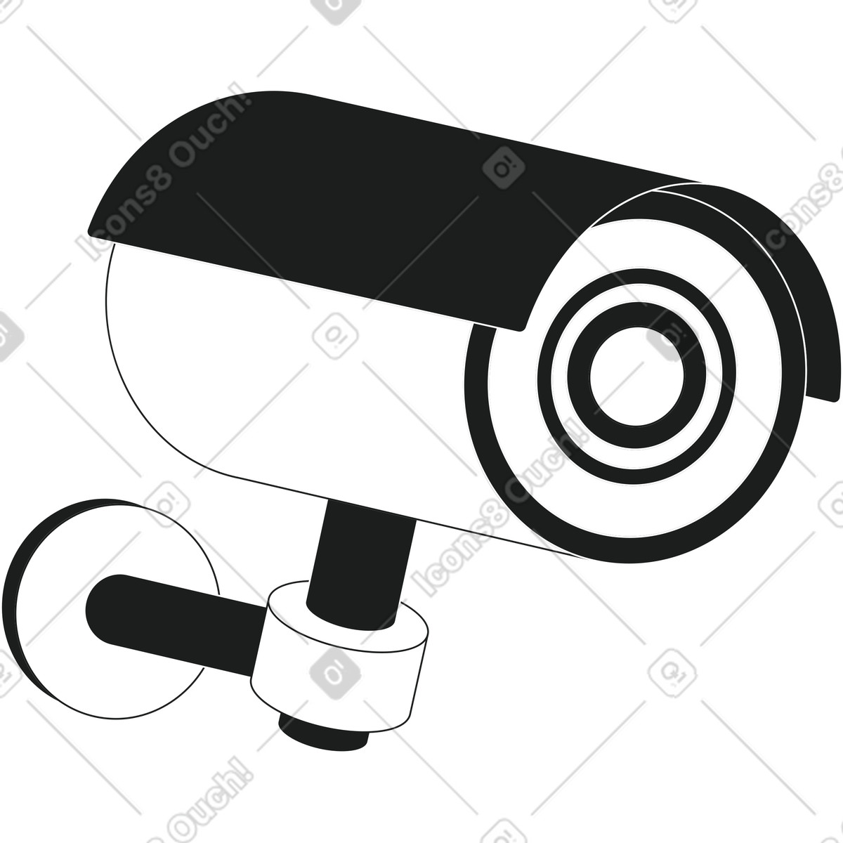 Telecamera illustrazione in stile Strict scarica in PNG, SVG