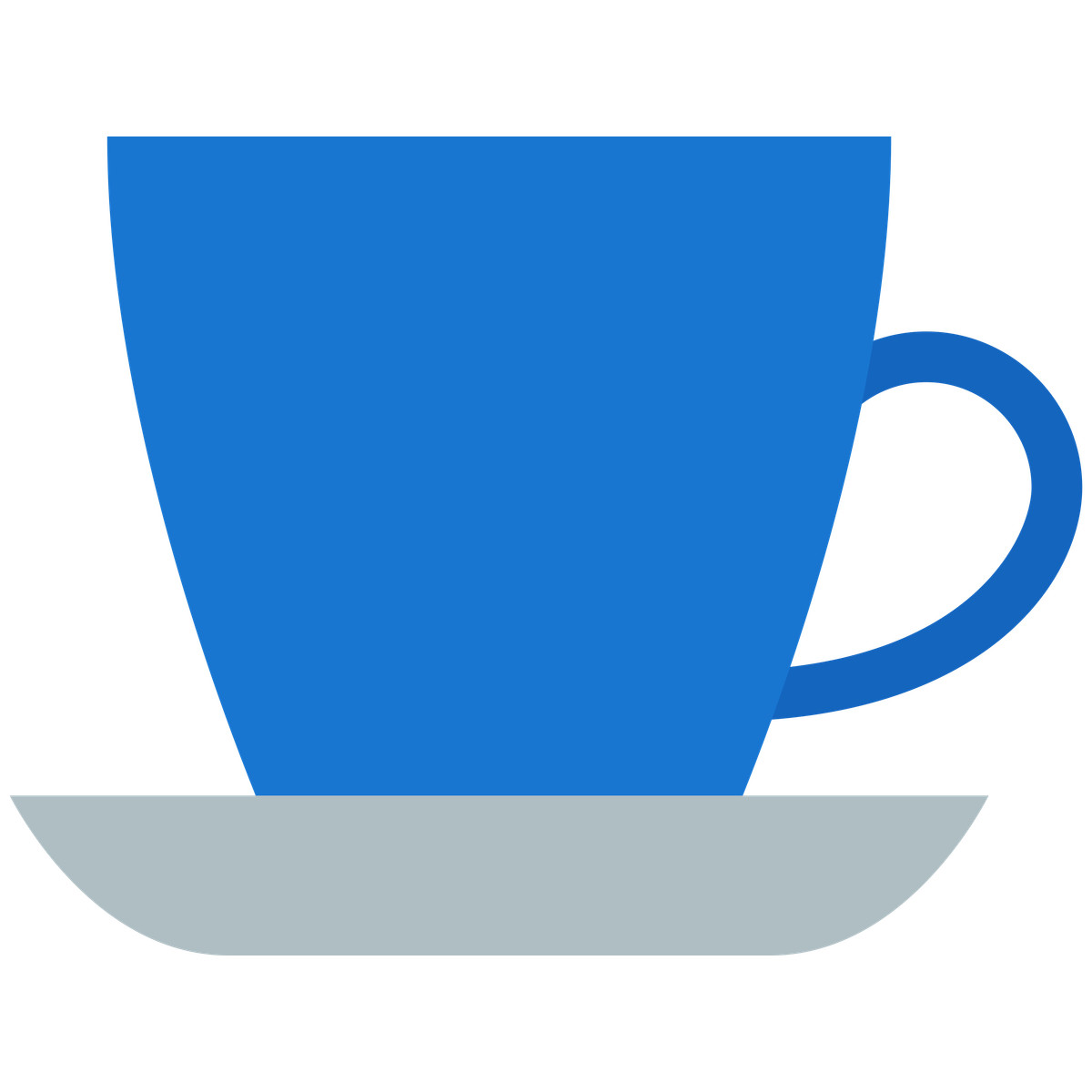 Fogg 스타일의 Cup and saucer 일러스트레이션 PNG, SVG 다운로드