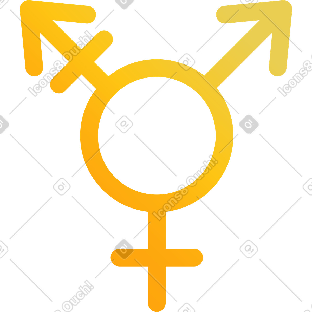 Ilustración Transgénero en estilo Buddy a descargar en PNG y SVG