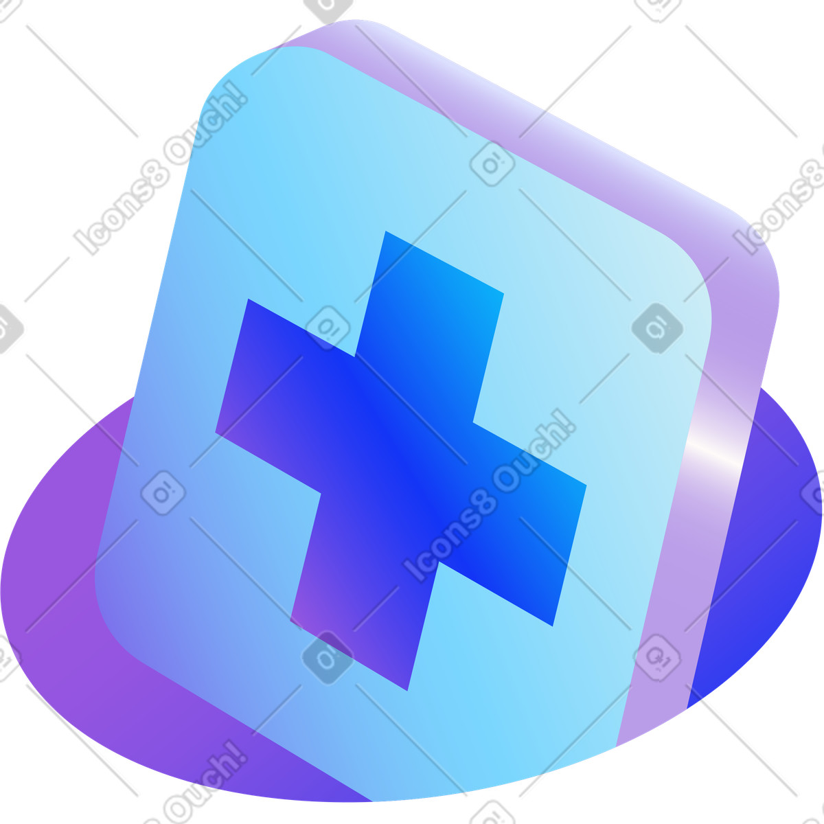 Medical cross icon illustration first aid clipart image in PNG SVG GIF