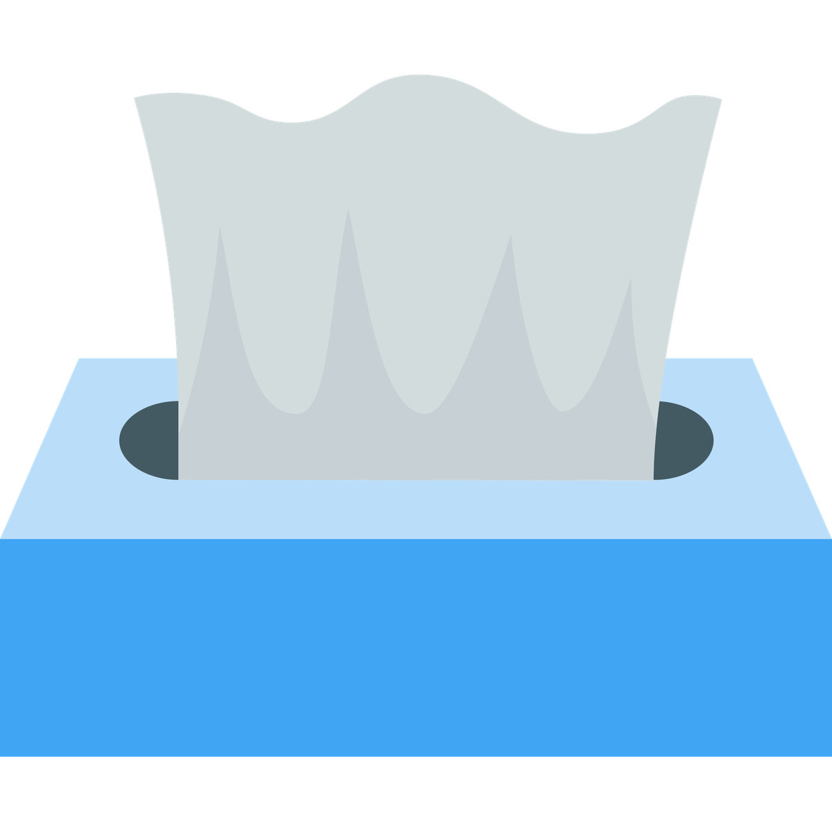 Box with tissues illustrazione in stile Fogg scarica in PNG, SVG