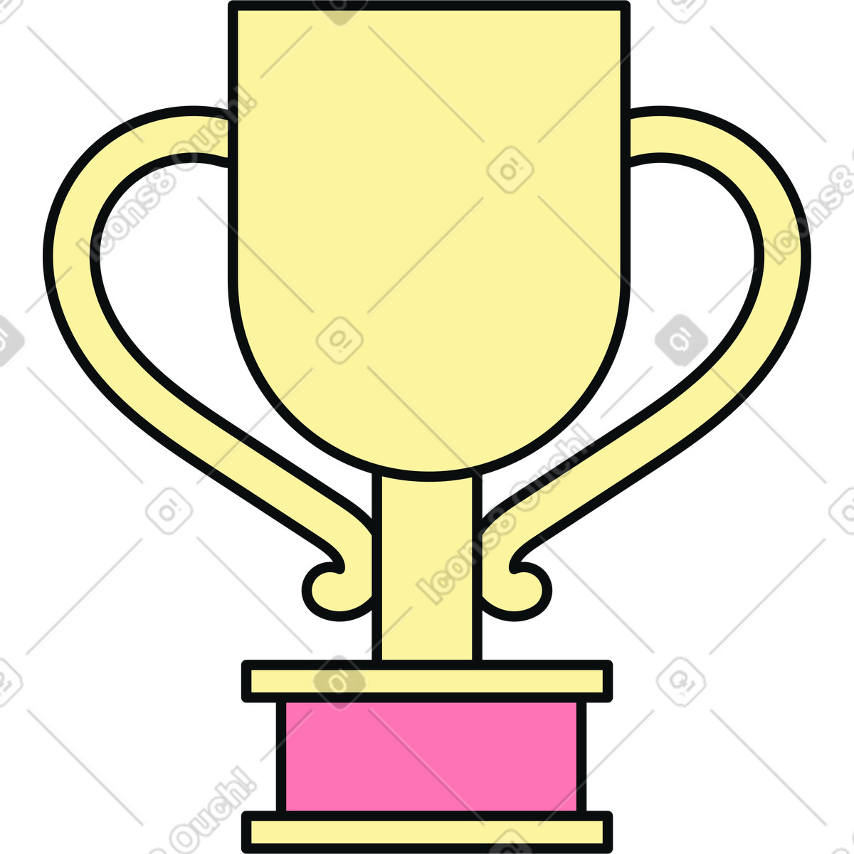 Cup-symbol-Illustration im Teko-Stil als Download in PNG, SVG