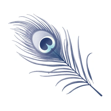 Peacock feather