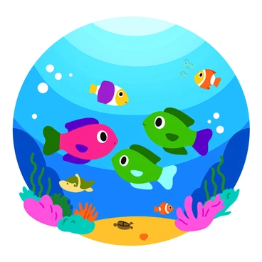 A group of vibrant and colorful hippocampi swimming together in a lively coral reef. The hippocampi are a mix of hues including bright blues, greens, and pinks, showing their playful nature. Surrounding them are various sea creatures such as small clownfish, shimmering schools of tiny fish, and a gentle sea turtle gliding by. The coral formations in the reef display an array of colors, with soft corals and hard corals creating a beautiful underwater landscape. Sunlight filters through the water, casting a sparkling effect on the scene, enhancing the joyful interaction among the sea creatures.