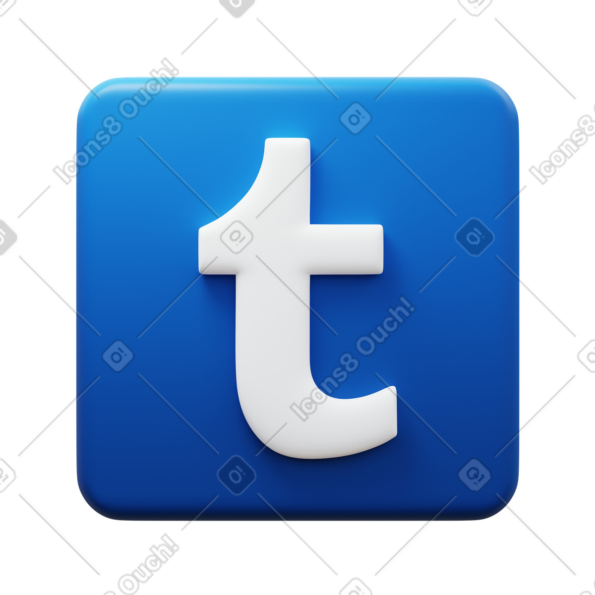 Иллюстрация Tumblr в PNG и SVG