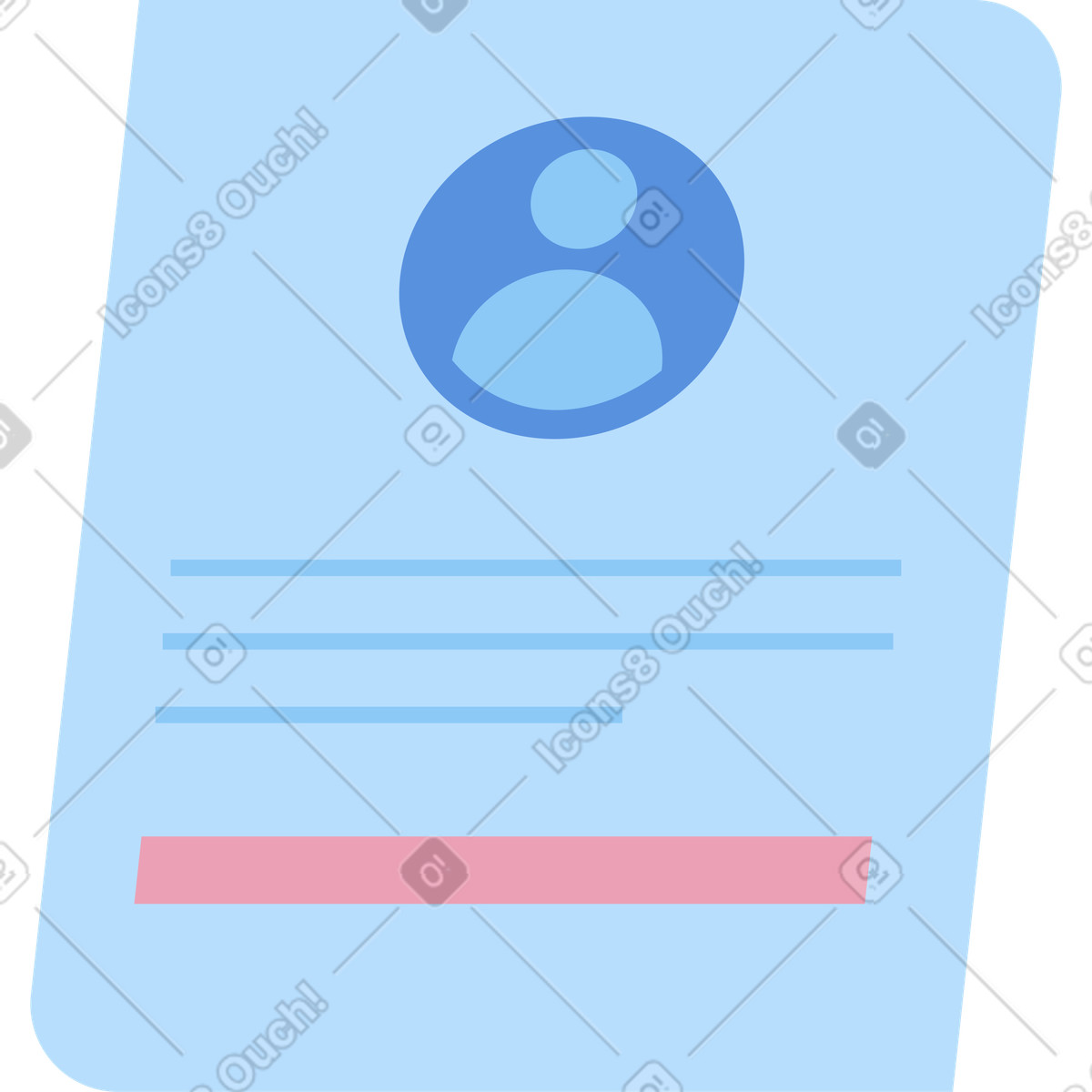 Zusammenfassung des kandidaten-Illustration im Vector-Stil als Download in PNG, SVG