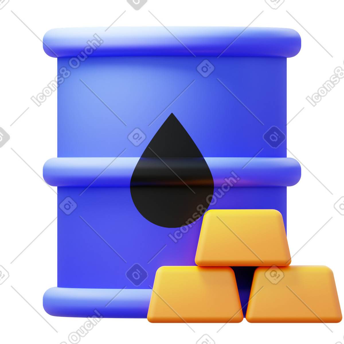 Ilustração de Commodity em no estilo 3D Fluency para baixar em PNG, SVG