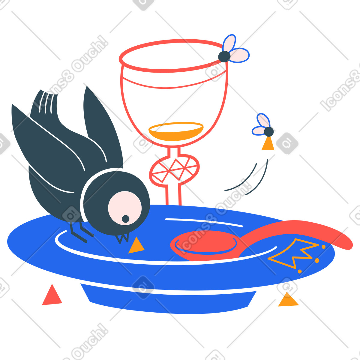 Done! illustration in Kingdom style download in PNG, SVG