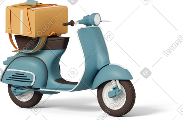 Delivery service illustration in PNG, SVG, GIF formats