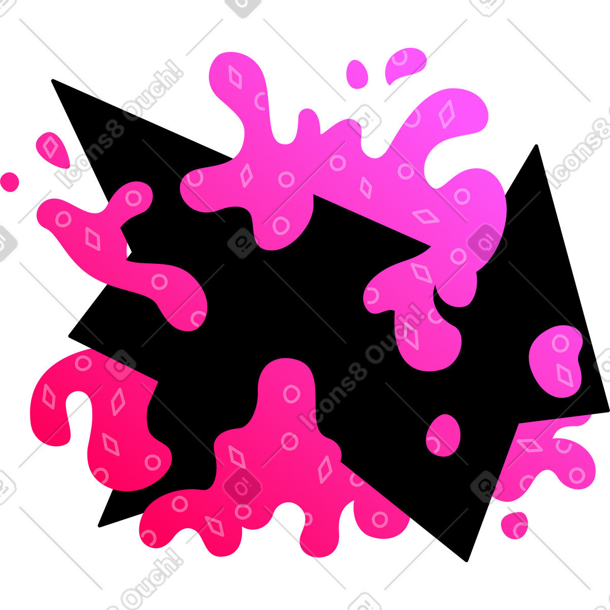 Ilustración Fondo abstracto rosa en estilo Rocky a descargar en PNG y SVG