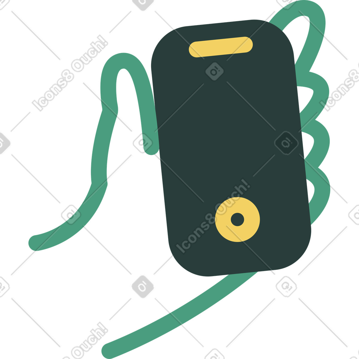 Illustration Joueur en main dans le style Macaroni à télécharger aux formats PNG, SVG
