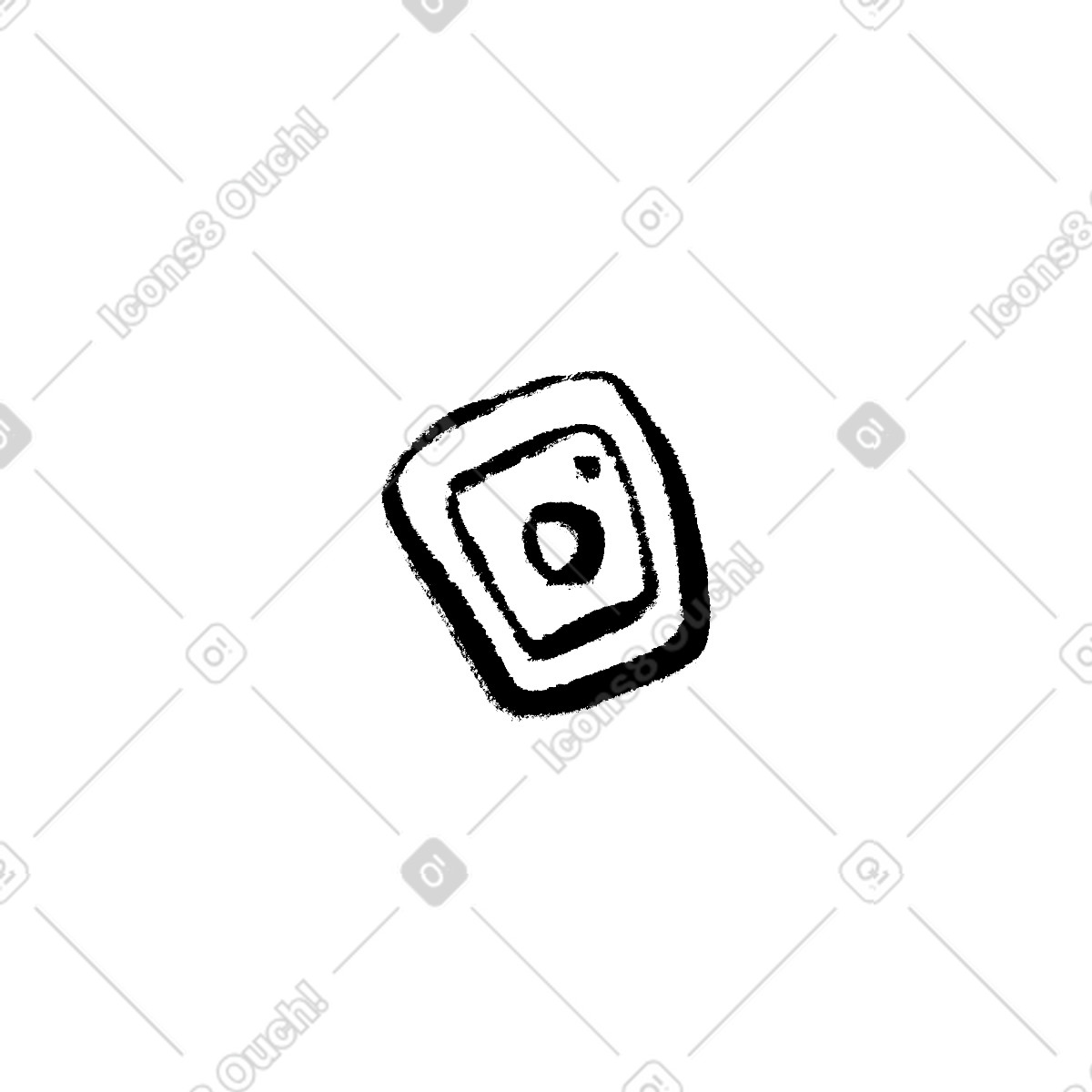 Doobry 스타일의 인스 타 그램 일러스트레이션 PNG, SVG 다운로드
