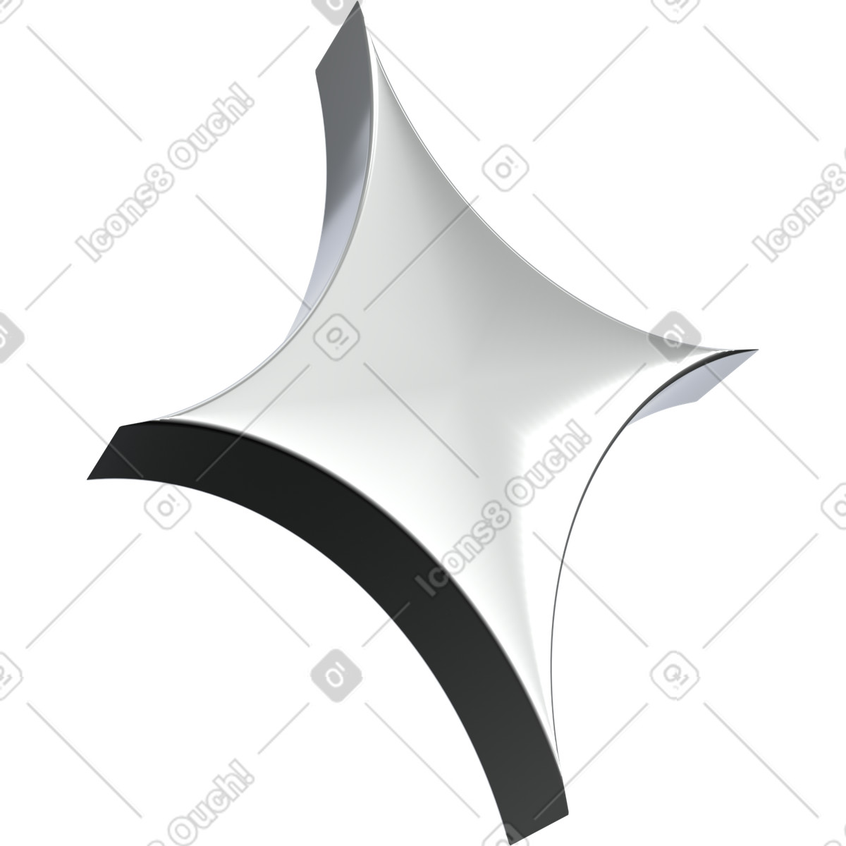 Ilustración Marcador de atención visual en estilo 3D Enterprise a descargar en PNG y SVG