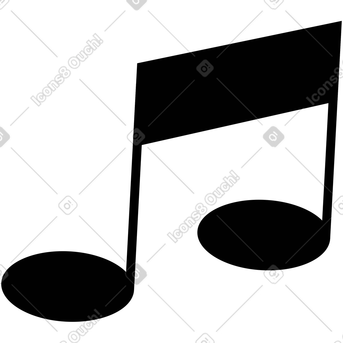 Illustration Note musicale dans le style Burgundy à télécharger aux formats PNG, SVG
