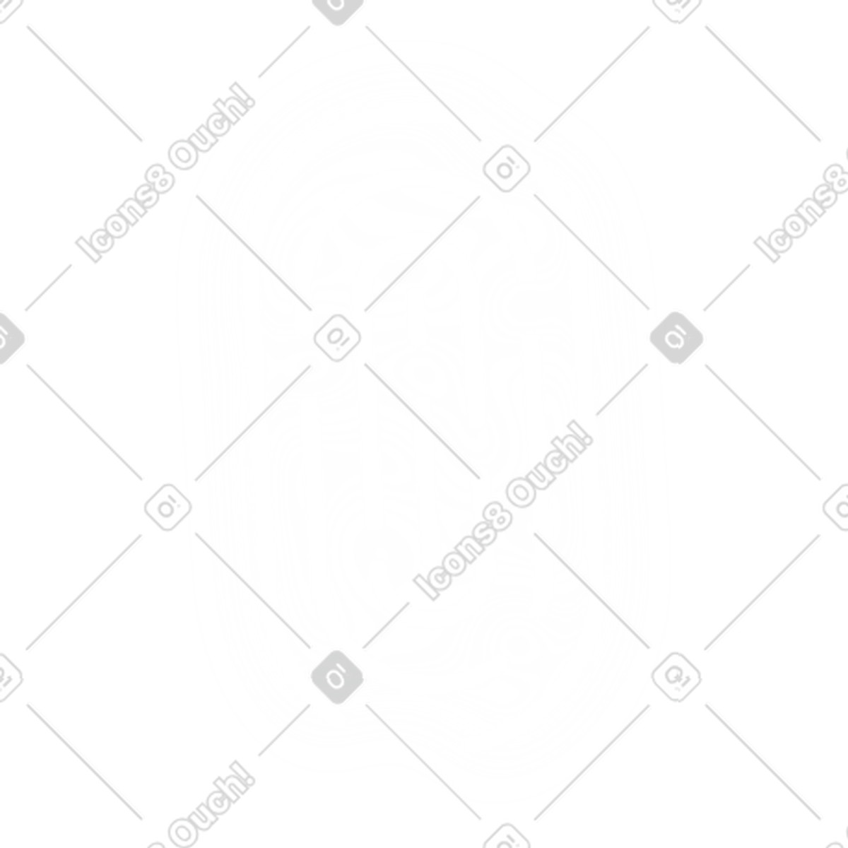 Fingerprint illustrazione in stile Dimension scarica in PNG, SVG