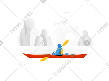 Kayaking  PNG, SVG