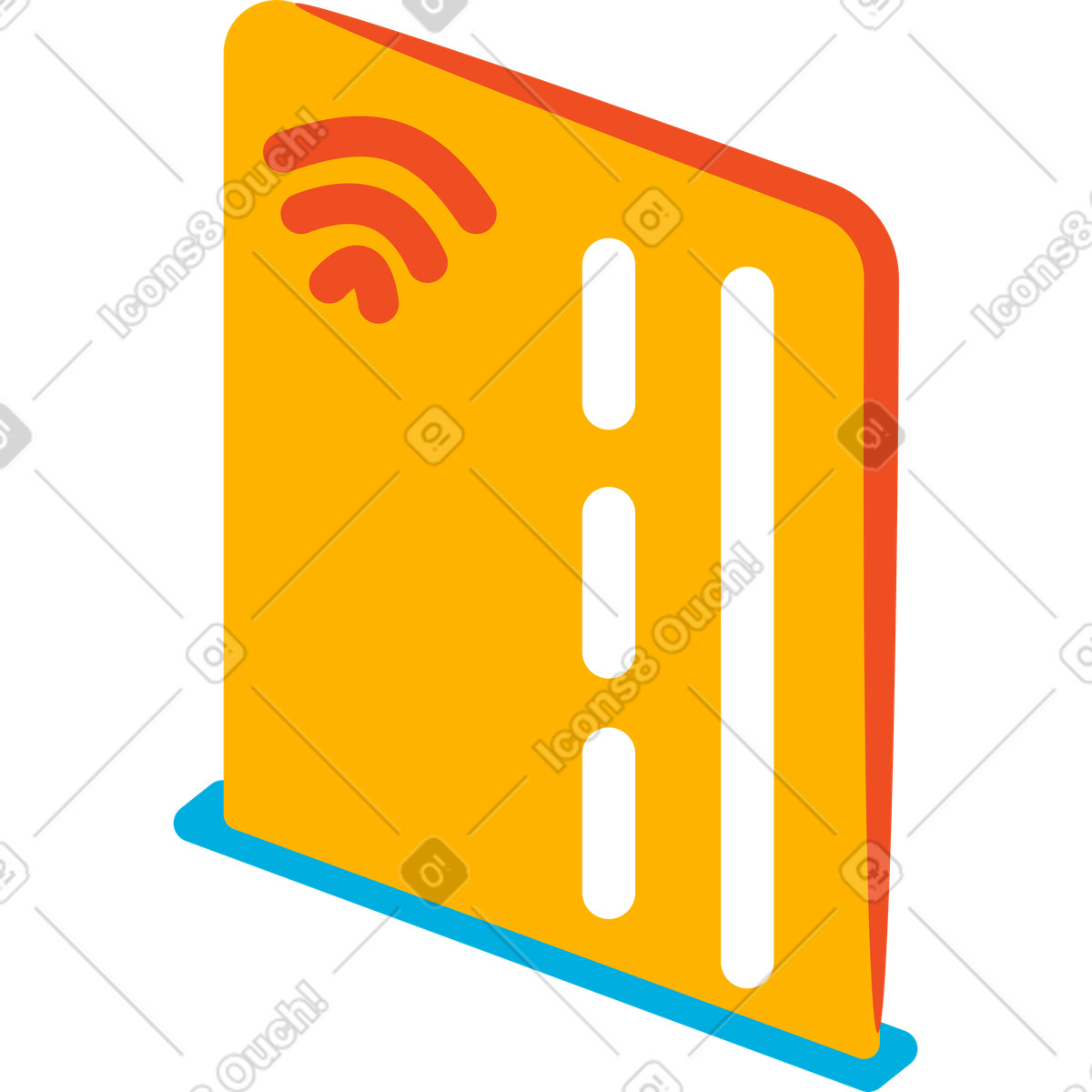 Illustration La moitié d'une carte de crédit dans le style Flame à télécharger aux formats PNG, SVG