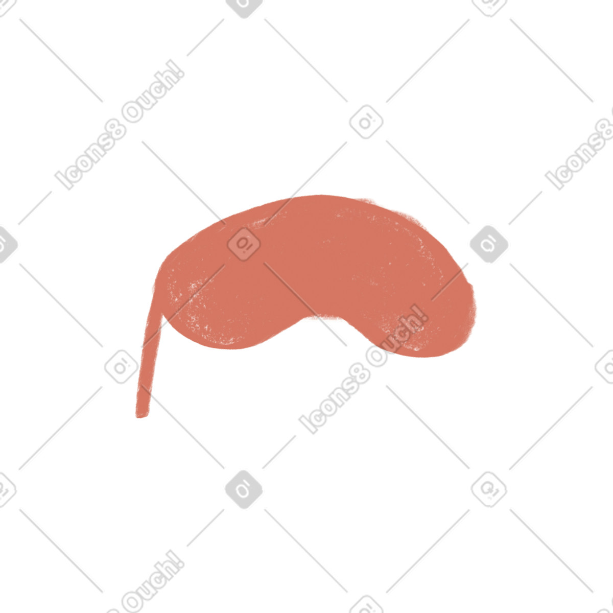 下载 Lumiere 风格的 Pink sleeping mask 插画，支持 PNG、SVG 格式
