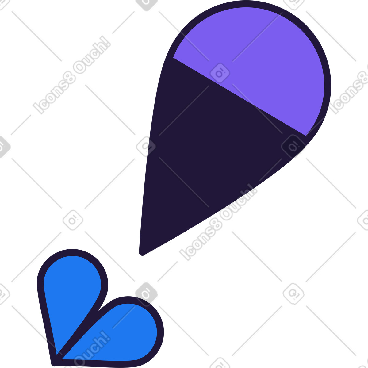 Shapes illustrazione in stile Conifer scarica in PNG, SVG