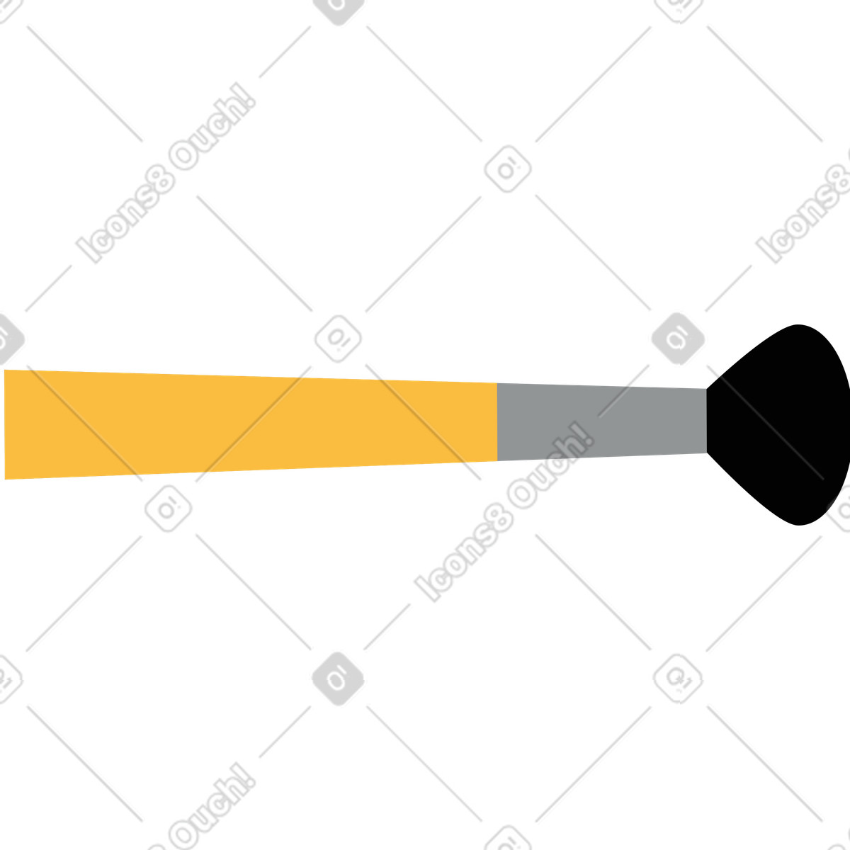 Paint brush illustration in Burgundy style download in PNG, SVG