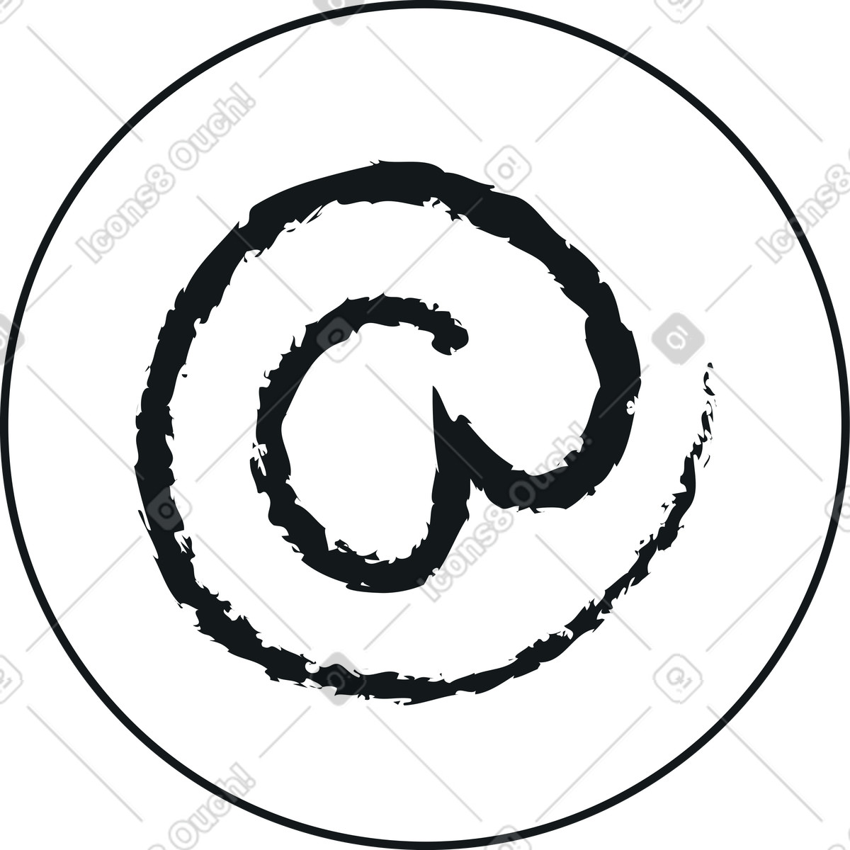 Ilustração de Ícone email em no estilo Midnight para baixar em PNG, SVG