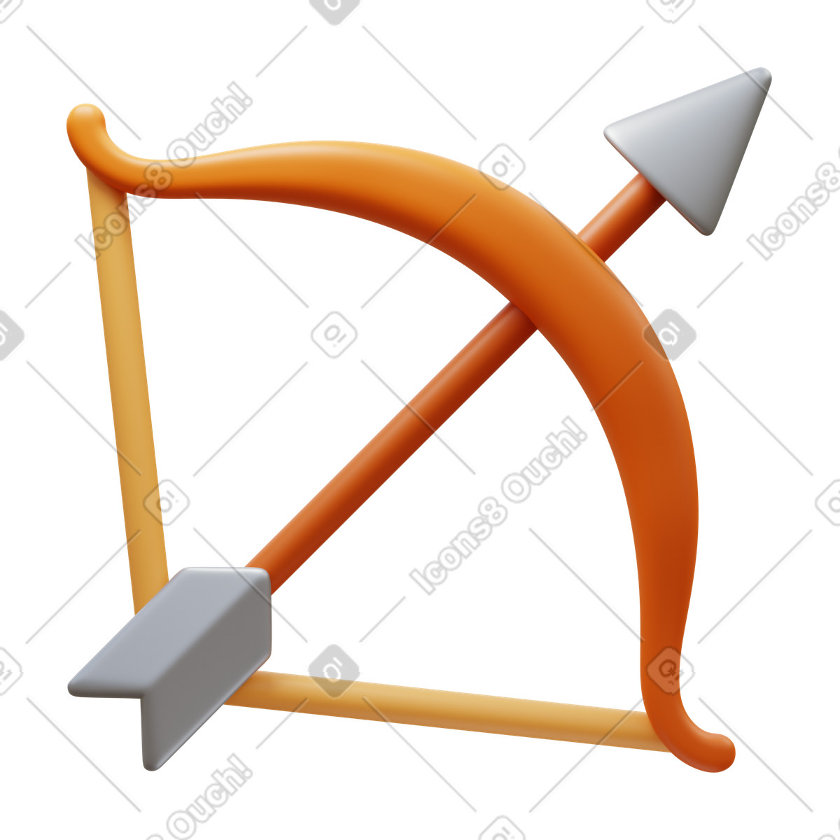 Archer illustrazione in stile 3D Fluency scarica in PNG, SVG