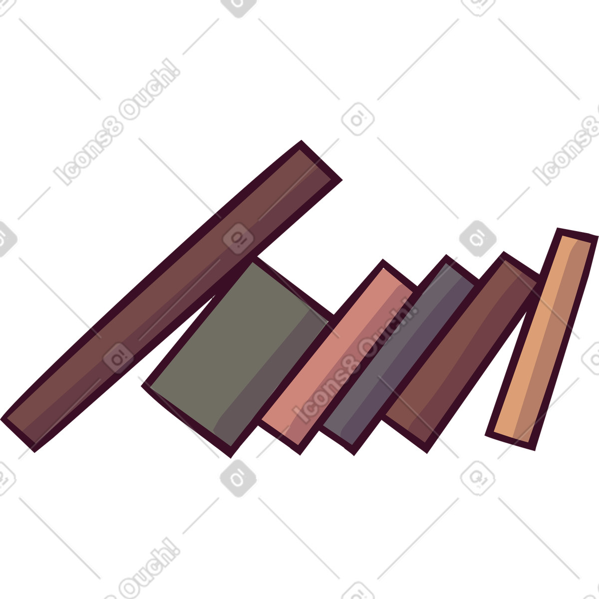 Eastwood スタイルの 本 のイラストをPNG、SVG形式でダウンロード