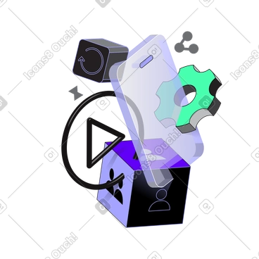 Paramètres et fonctionnalités sur téléphone mobile PNG, SVG