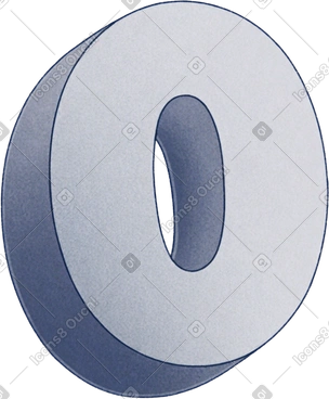Number zero PNG, SVG