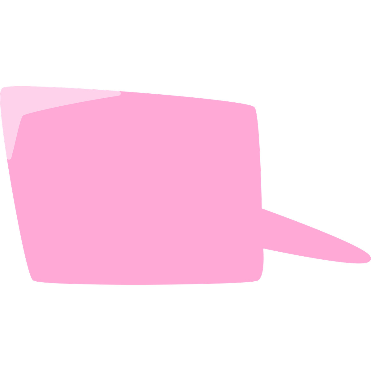 Fumetto rosa illustrazione in stile Bouncy scarica in PNG, SVG