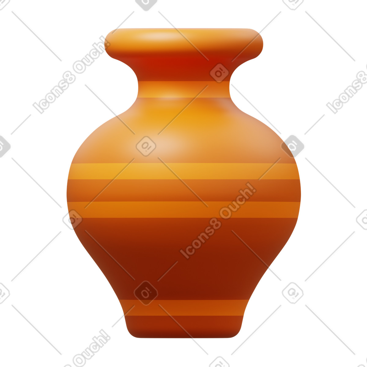 3D Fluency スタイルの Pottery のイラストをPNG、SVG形式でダウンロード