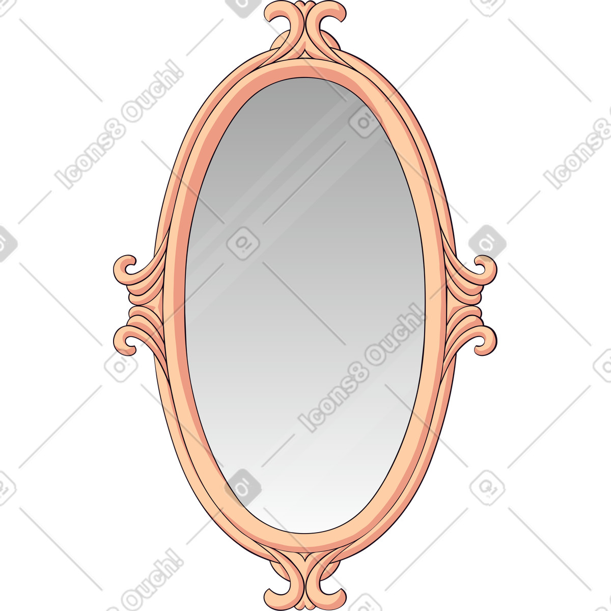 Иллюстрация Mirror в стиле Eastwood — скачать в форматах PNG, SVG