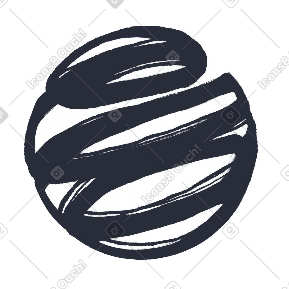 Minimal spot illustration clipart with clean vector graphic elements