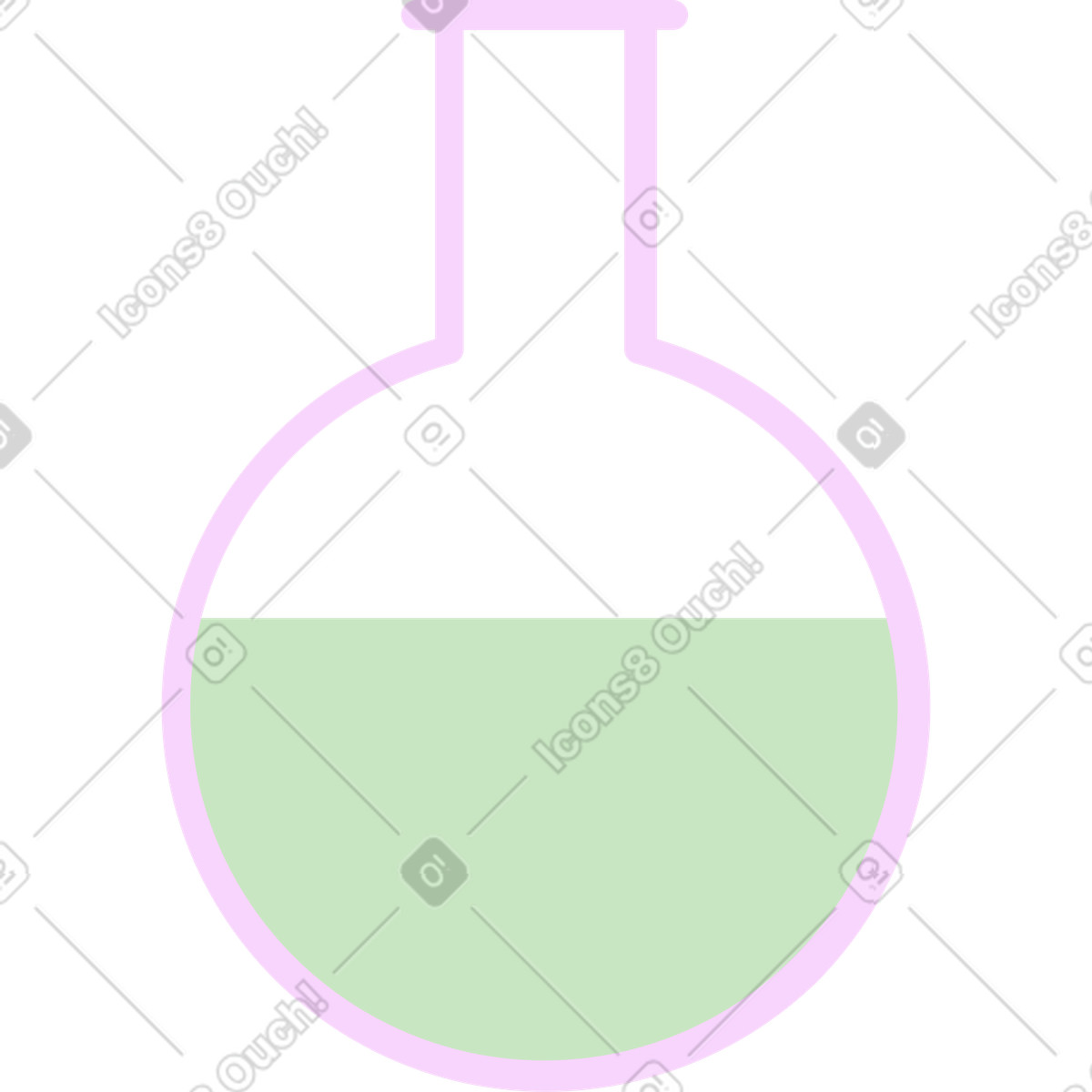 Ilustración Tubo de ensayo en estilo Marginalia a descargar en PNG y SVG