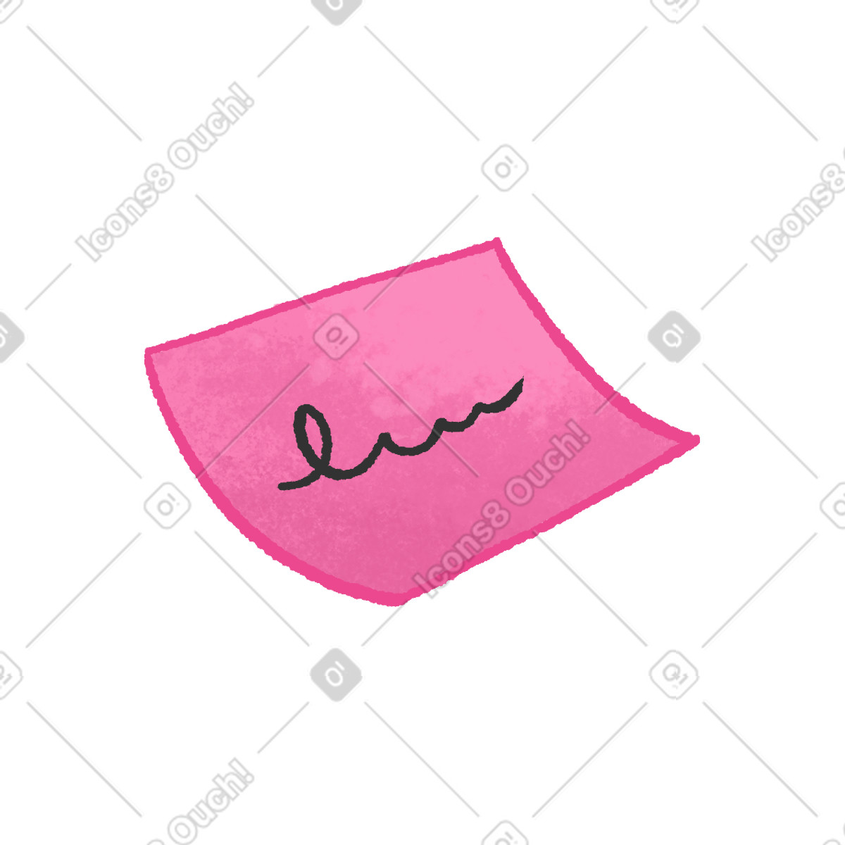 Иллюстрация Pink note в стиле Hue — скачать в форматах PNG, SVG