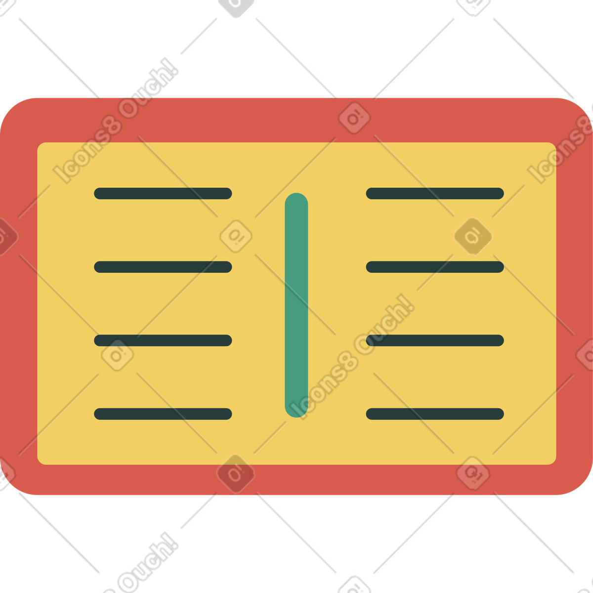 下载 Macaroni 风格的 书 插画，支持 PNG、SVG 格式