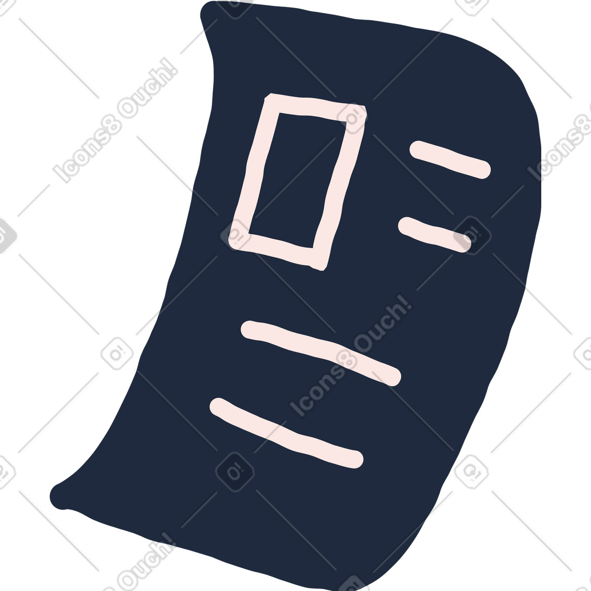 Stripy スタイルの 論文 のイラストをPNG、SVG形式でダウンロード