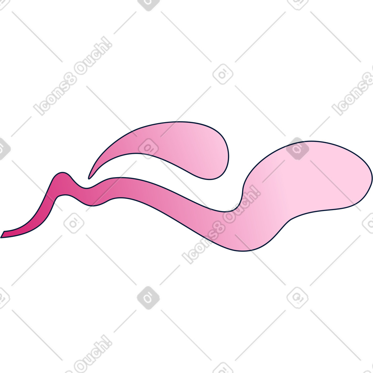 Illustration Vague rose dans le style Neat à télécharger aux formats PNG, SVG