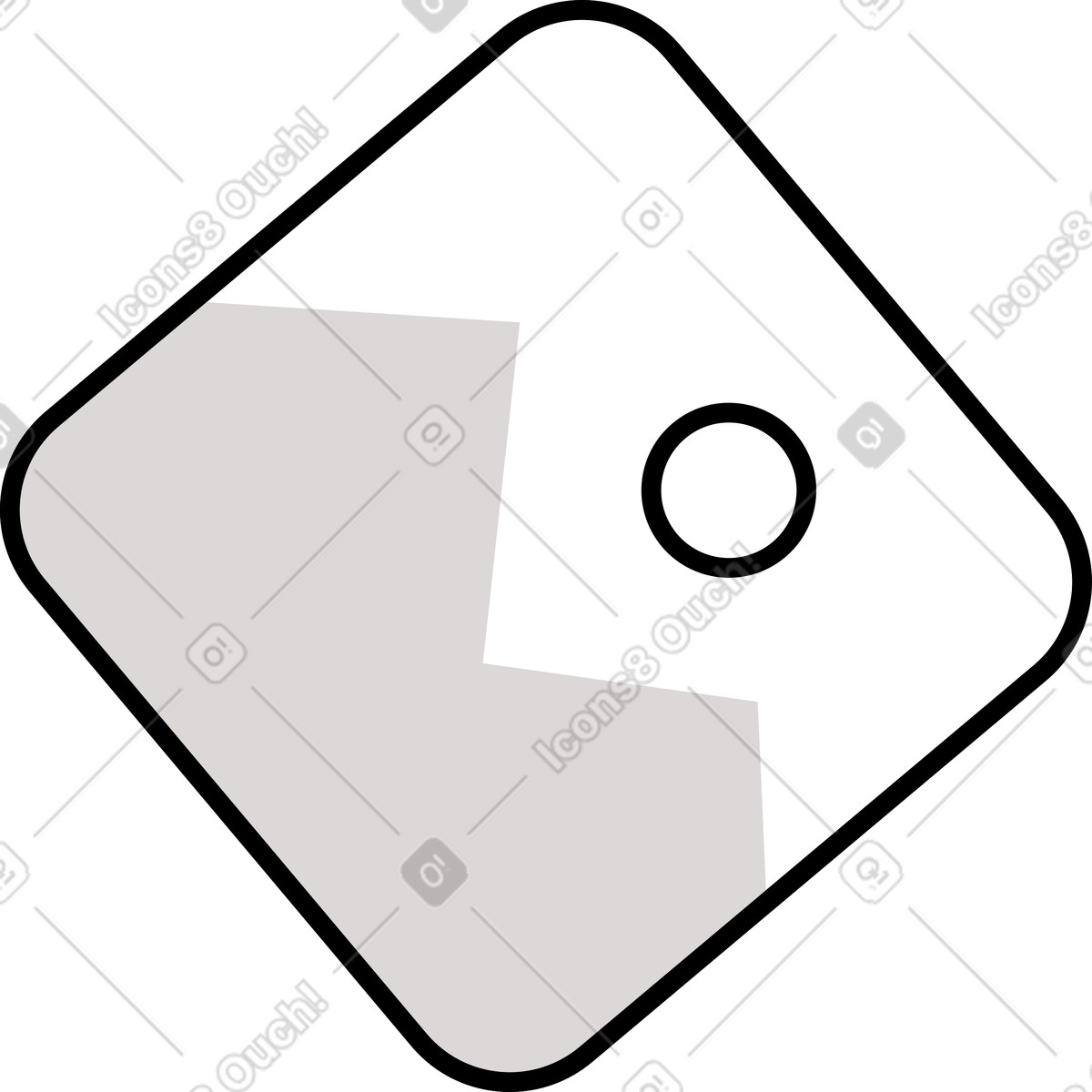 Ilustración Icono de imagen en estilo Shade a descargar en PNG y SVG