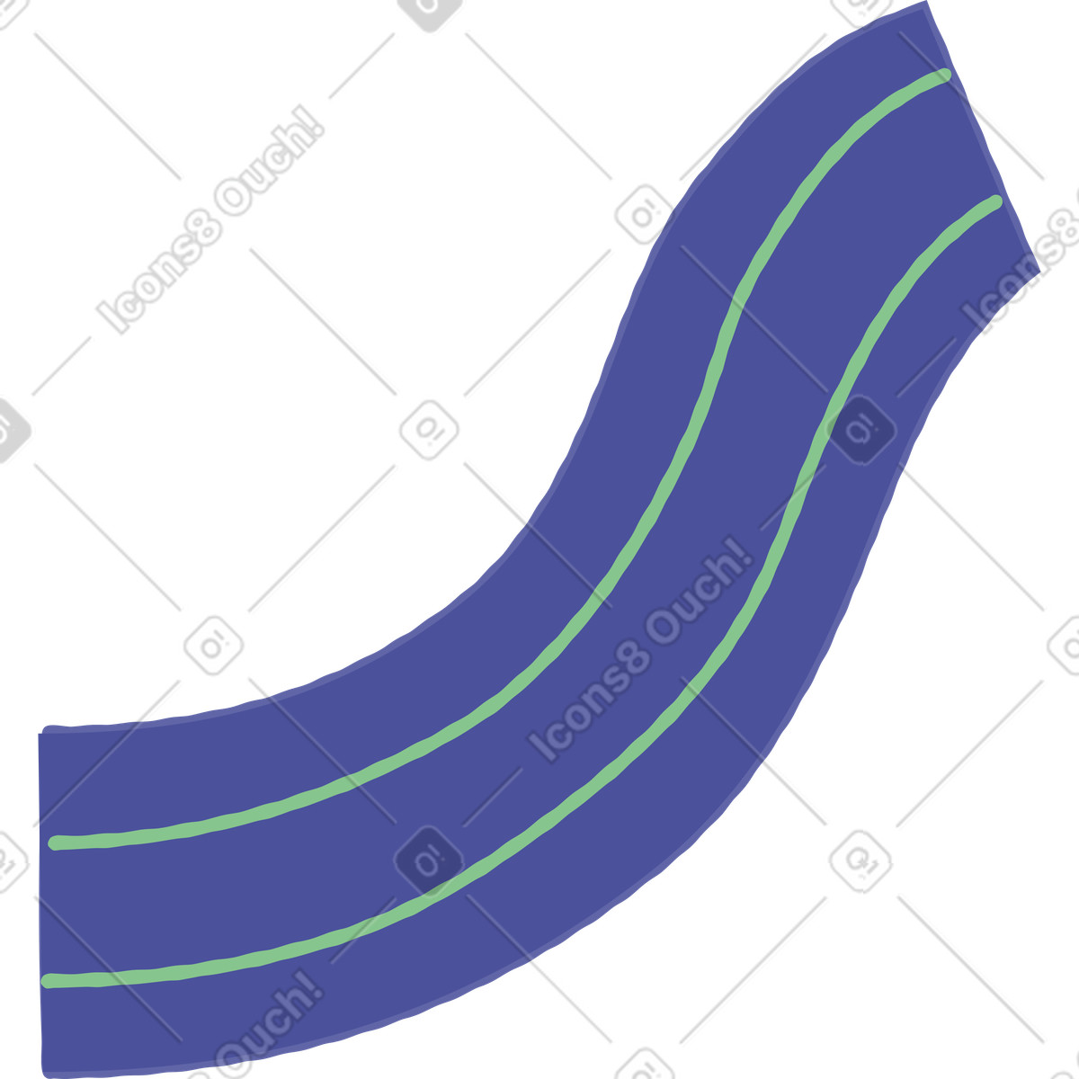 Braccio illustrazione in stile Stripy scarica in PNG, SVG