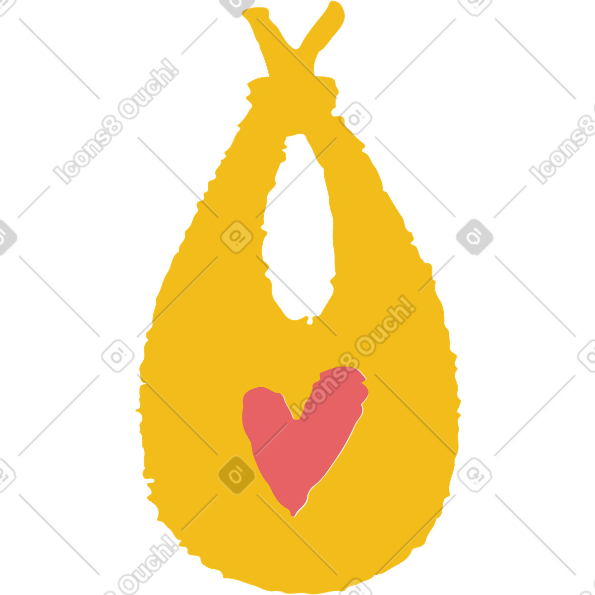 Ilustração de Saco em no estilo Flamenco para baixar em PNG, SVG