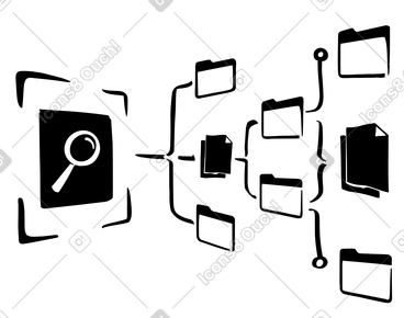 Line Style Vector Illustrations in PNG and SVG