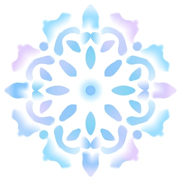 A vibrant pattern featuring repeating geometric shapes and intricate motifs. The composition incorporates a variety of colors blending seamlessly into one another, creating a visually striking effect. The shapes are arranged in a symmetrical design, radiating outward from the center. The background is filled with a harmonious gradient of hues, enhancing the dynamic nature of the pattern.