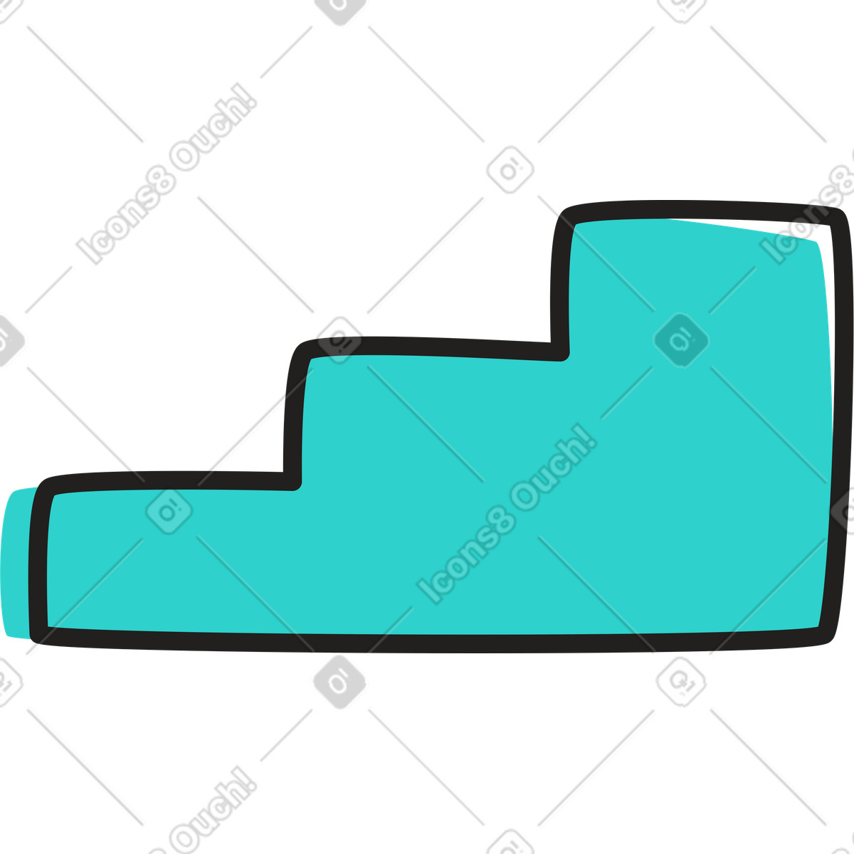 Le scale illustrazione in stile Little scarica in PNG, SVG