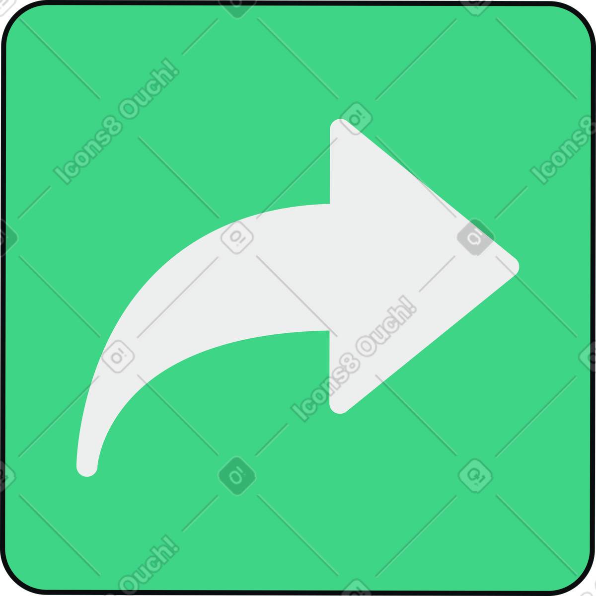 Share icon illustration in Teko style download in PNG, SVG