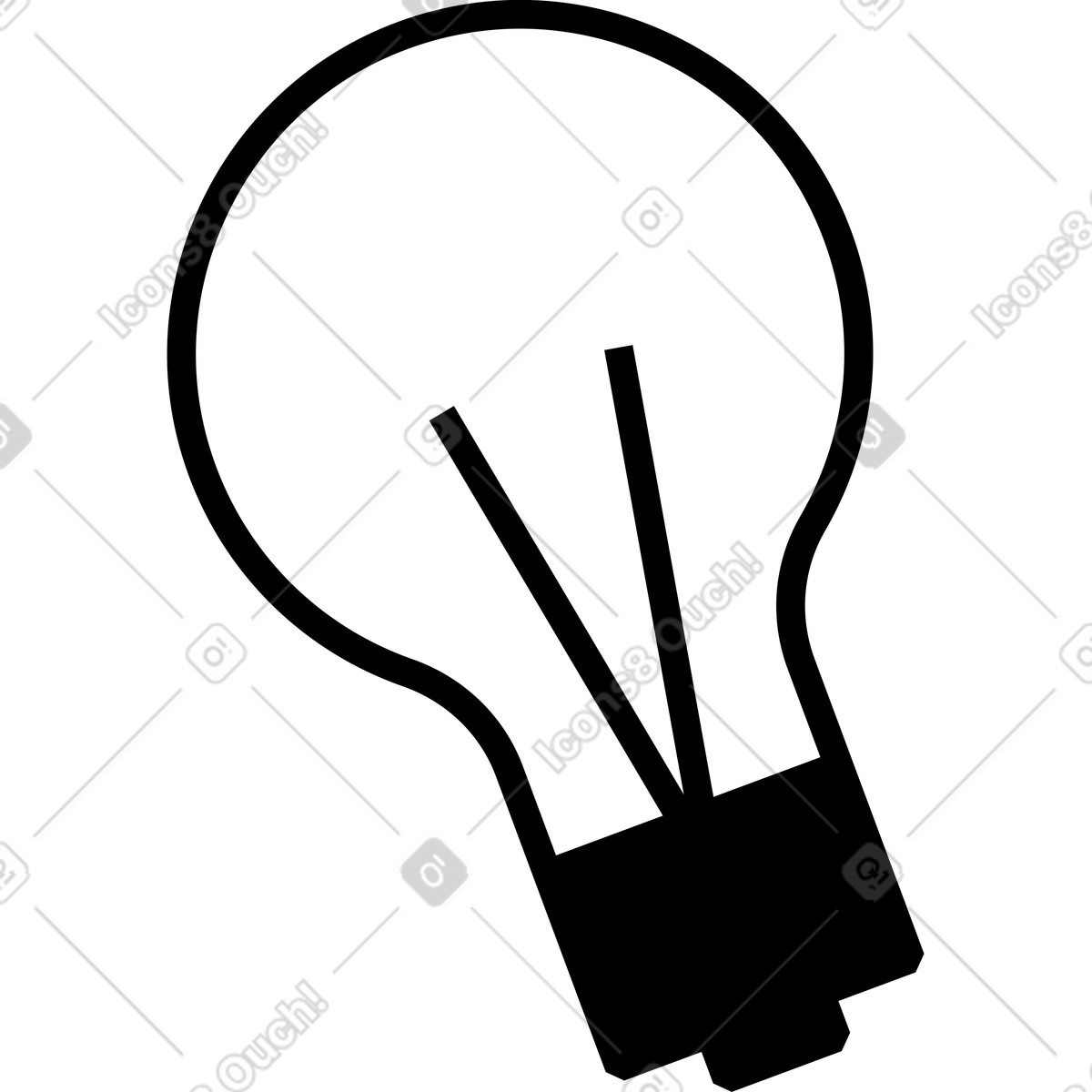 下载 Memphis 风格的 图标灯泡 插画，支持 PNG、SVG 格式