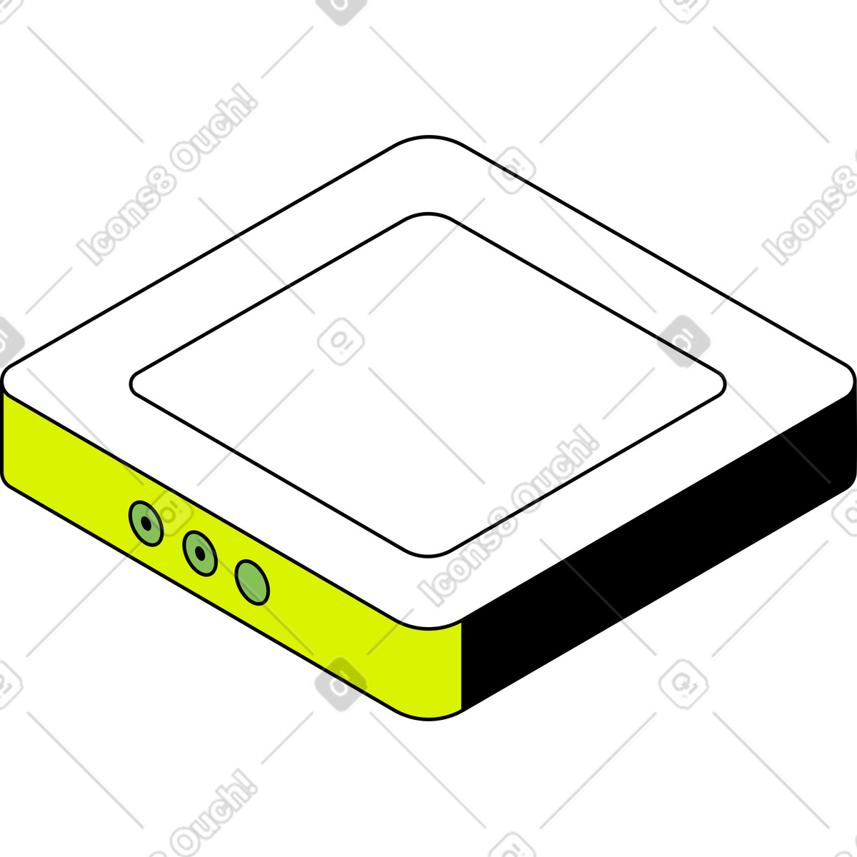 Ilustração de Roteador em no estilo Isometric para baixar em PNG, SVG