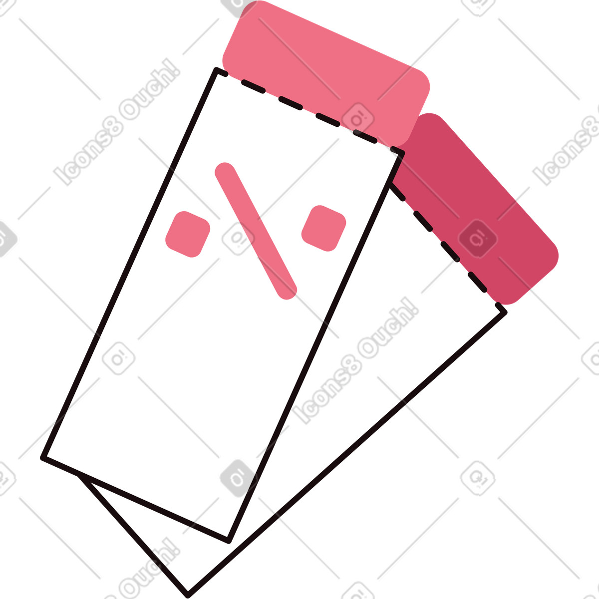 Tagliandi illustrazione in stile Delight scarica in PNG, SVG